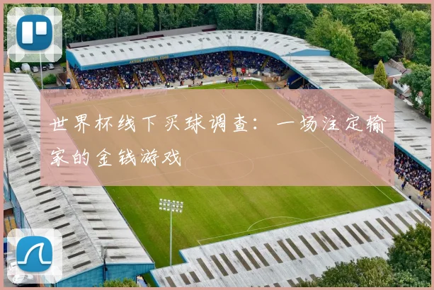 世界杯线下买球调查：一场注定输家的金钱游戏