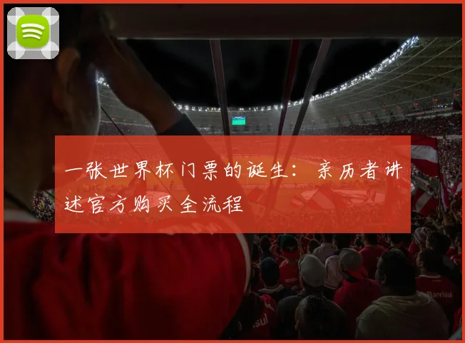 一张世界杯门票的诞生:亲历者讲述官方购买全流程