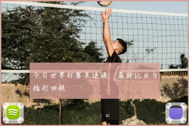 今日世界杯赛果速递：最新比分与精彩回顾